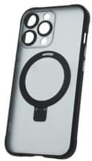 CPA Silikonové TPU pouzdro Mag Ring pro iPhone 15 Pro černé (TPUAPIP15PMRTFOBK)