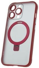CPA Silikonové TPU pouzdro Mag Ring pro iPhone 14 Pro Max červené (TPUAPIP14PMMRTFORE)
