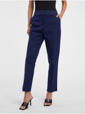 Orsay Tmavě modré dámské kalhoty 36