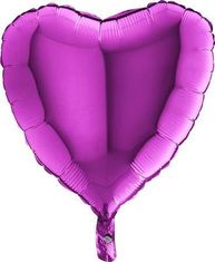 Grabo Nafukovací balónek fialové srdce 46 cm -