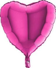 Grabo Nafukovací balónek růžové srdce 46 cm -