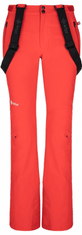 Kilpi dámské lyžařské kalhoty Dampezzo-W červená, Velikosti textil KONFEKCE: 36