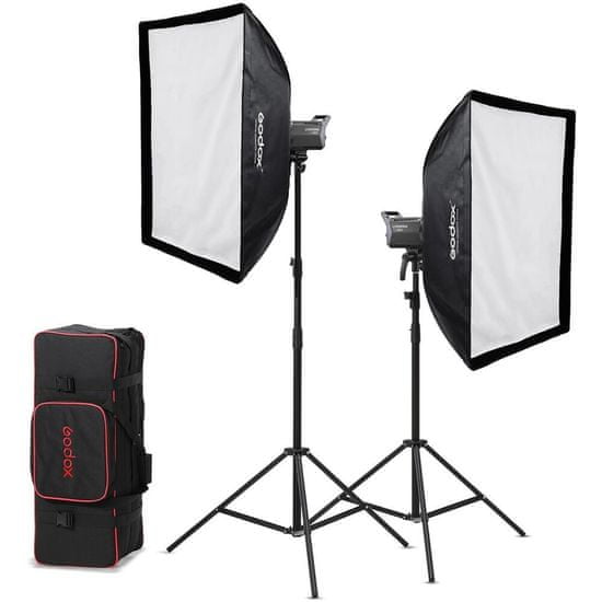 Godox Sada 2 světel Godox Litemons LA150D Daylight LED K2 s příslušenstvím