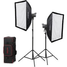 Godox Sada 2 světel Godox Litemons LA200D Daylight LED K2 s příslušenstvím