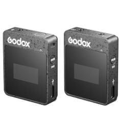 Godox Kompaktní digitální bezdrátový mikrofonní systém Godox MoveLink II M1 (černý)
