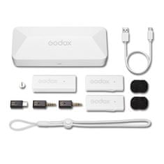 Godox Mikrofonní systém Godox MoveLink Mini UC Kit 2 (Cloud White) 2,4 GHz