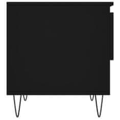 Greatstore Konferenční stolky 2 ks černé 50 x 46 x 50 cm kompozitní dřevo