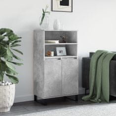 Vidaxl Skříň highboard betonově šedá 60 x 36 x 110 cm kompozitní dřevo