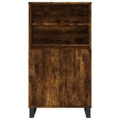 Greatstore Skříň highboard kouřový dub 60 x 36 x 110 cm kompozitní dřevo