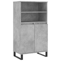 Vidaxl Skříň highboard betonově šedá 60 x 36 x 110 cm kompozitní dřevo