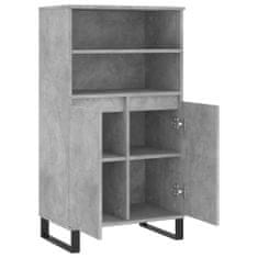 Vidaxl Skříň highboard betonově šedá 60 x 36 x 110 cm kompozitní dřevo