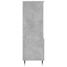 Greatstore Skříň highboard betonově šedá 40 x 36 x 110 cm kompozitní dřevo