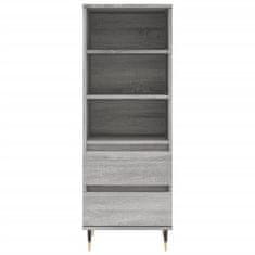 Greatstore Skříň highboard šedá sonoma 40 x 36 x 110 cm kompozitní dřevo