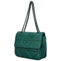 DIANA & CO Trendy dámská koženková crossbody Solana, zelená