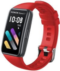 FIXED Silikonový řemínek Silicone Strap pro Honor Band 6/7, červený, FIXSSTB-1184-RD