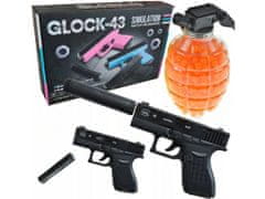 TopKing Kovová replika pistole Glock s kuličkami 