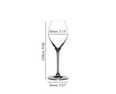 Riedel Sklenice na rosé RIEDEL 322 ml, set 4 ks křišťálových sklenic