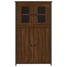 Greatstore Skříň highboard hnědý dub 62 x 32 x 106,5 cm kompozitní dřevo