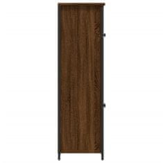 Vidaxl Skříň highboard hnědý dub 62 x 32 x 106,5 cm kompozitní dřevo