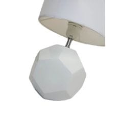 Northix Stylová stolní lampa - bílá - E27 