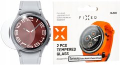 FIXED Ochranné tvrzené sklo pro smartwatch Samsung Galaxy Watch 6 Classic (43mm), 2 ks v balení, čiré, FIXGW-1208