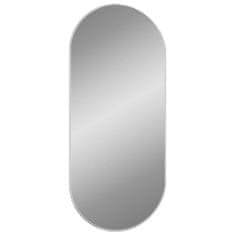 Vidaxl Nástěnné zrcadlo stříbrné 100x45 cm oválné
