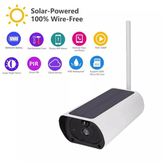 BOT Venkovní chytrá IP/WiFi kamera A3 i-Cam+ se solárním panelem