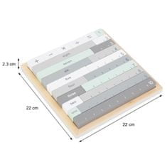 Mamabrum Dřevěná matematická tabulka, počítadlo - Učíme se počítat