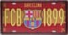 Premier Plechová cedule FC Barcelona 1899