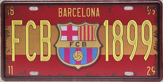 Premier Plechová cedule FC Barcelona 1899