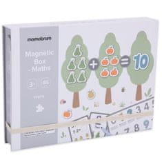 Mamabrum Magnetické matematické puzzle - Vzdělávací box - Výuka čísel a počítání