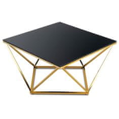 ModernHome Konferenční Stolek Diamanta Gold Black