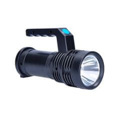 Solight  LED ruční nabíjecí svítilna s bočním světlem, 150+100lm, Li-Ion