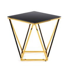 ModernHome Konferenční Stolek Diamanta Gold Black 50 Cm