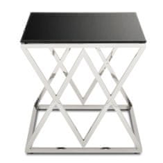 ModernHome Konferenční Stolek Timantti Silver Black 55Cm