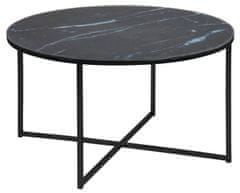 ModernHome Odkládací Stolek Falchetto Black Marble 80 Cm