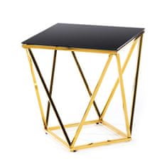 ModernHome Konferenční Stolek Diamanta Gold Black 50 Cm