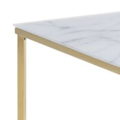 ModernHome Odkládací Stolek Falchetto Gold Marble 80X80 Cm