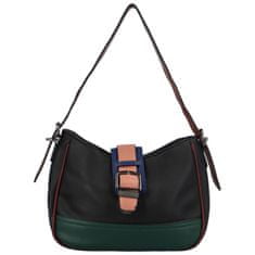 MaxFly Módní dámská koženková crossbody Liana, černá