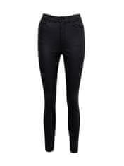 Orsay Černé dámské koženkové kalhoty 38