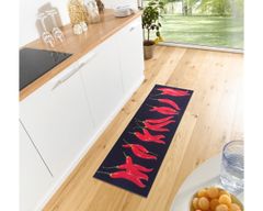 Hanse Home AKCE: 50x150 cm Běhoun Cook & Clean 105727 Black Red 50x150