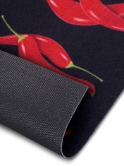 Hanse Home AKCE: 50x150 cm Běhoun Cook & Clean 105727 Black Red 50x150