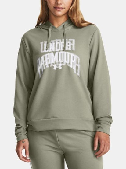 Under Armour Mikina UA Rival Terry Graphic Hdy-GRN