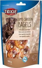 Trixie Premio LAMB CHICKEN BAGELS - jehněčí kroužky s kuřecím 100g