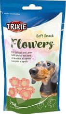 Trixie Soft Snack FLOWERS Light - měkké kytičky jehněčí/kuřecí 75g