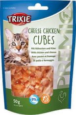 Trixie Premio CHEESE CHICKEN CUBES - kuřecí kostičky se sýrem 50 g