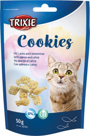 Trixie COOKIES s lososem a catnipem 50 g