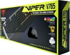 Patriot Patriot Viper 765 RGB/Drátová USB/RU layout/Černá-stříbrná