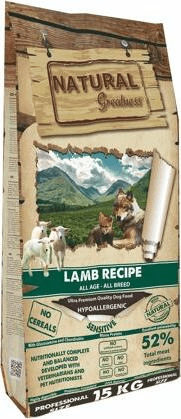 Natural Greatness Lamb Recipe All Breed Sensitiv/jehně