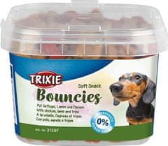 Trixie Soft Snack BOUNCIES mini kostičky kuřecí, jehněčí, dršťky 140 g